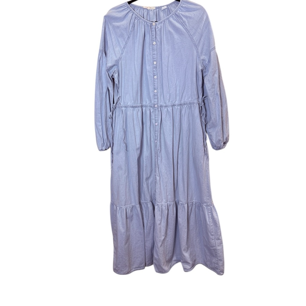 Levi's Women’s Cotton Chambray Western Prairie Maxi Dress sz L